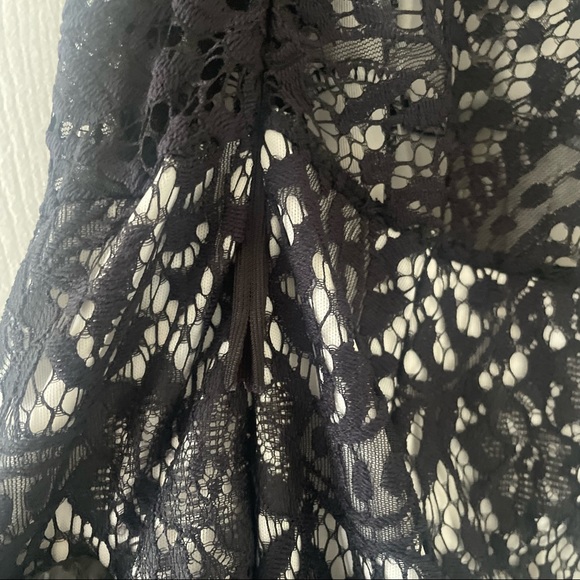 Black Lace Halter Romper Size XXL - Picture 5 of 7